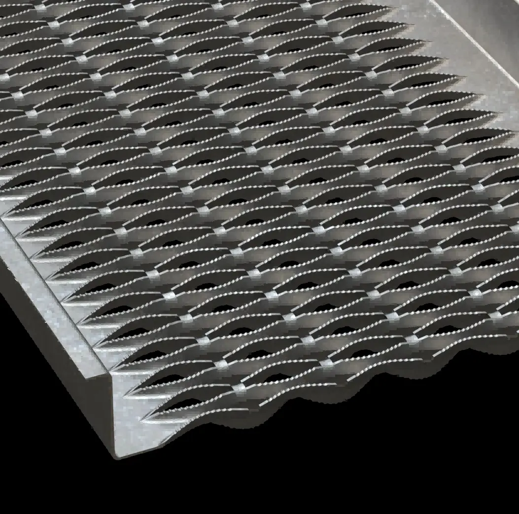 PLA121 vorverzinkter Stahl gezahnt 30" Wide Schwerlast-Laufsteg Gitterrost