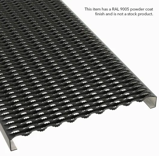 PLA066 HRPO Carbon Steel Serrated 24" Wide Plank Grating thumbnail 2