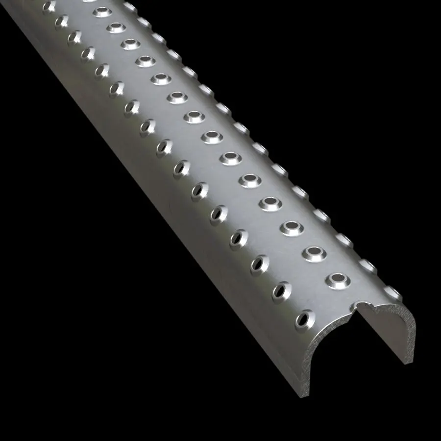 PLA084 5052-H32 Aluminium rutschhemmend 1-5/8" Wide Leitersprossenplanke Gitterrost Produktdetail zum Industrie-Rost
