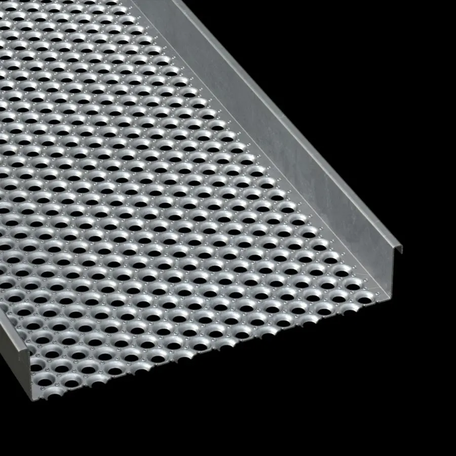 PLA141 Pre-Galvanized Steel Slip-Resistant 30" Wide Walkway Grating industrial grating product detail