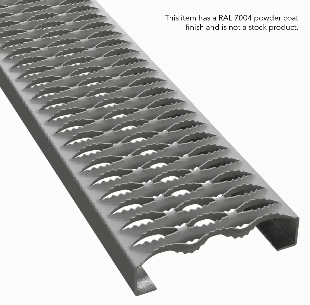 Miniatura de PLA060 acero pregalvanizado dentado 7" Wide plank rejilla 3