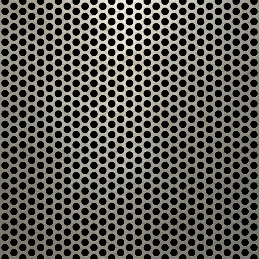 RO-092 Round Staggered Perforated Carbon Steel Sheet