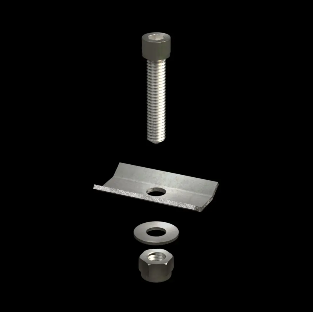 ACC079 316 Stainless Steel Type RI-4010/15 Insert for FRP Grating thumbnail 2