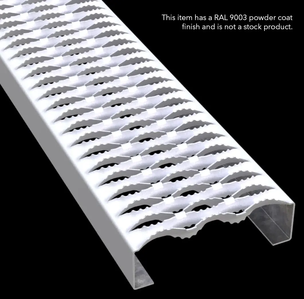 Miniatura de PLA070 acero pregalvanizado dentado 7" Wide plank rejilla 3