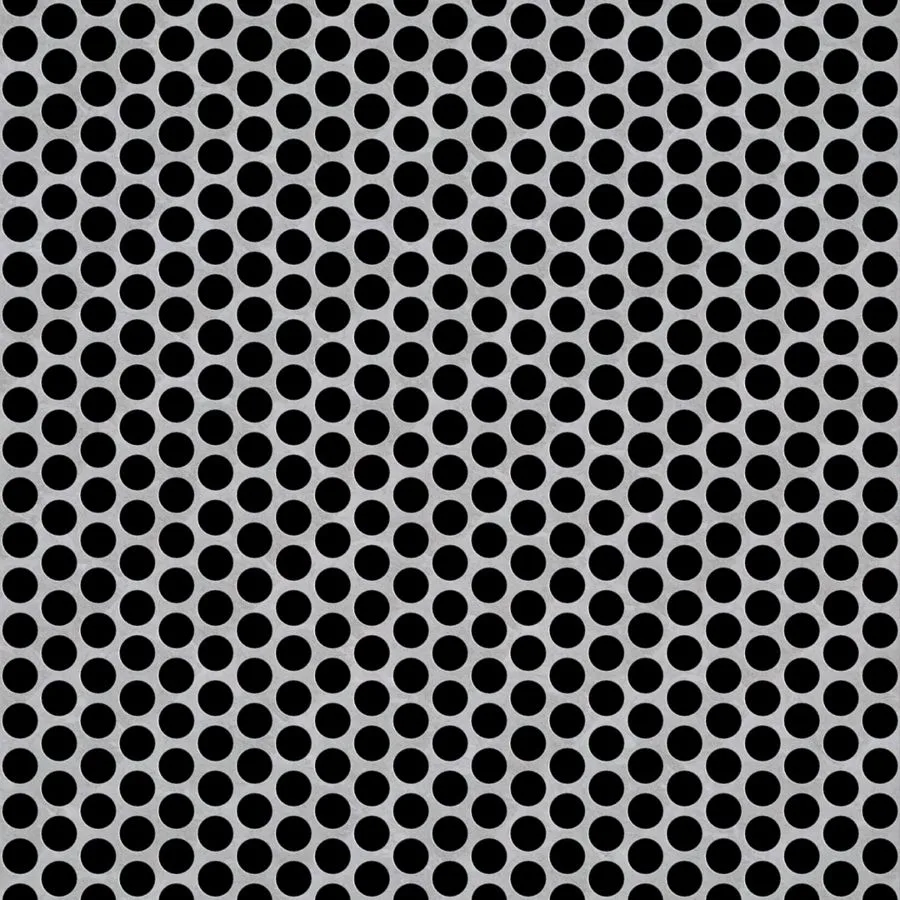 RO-032 Round Staggered Perforated Aluminum Sheet
