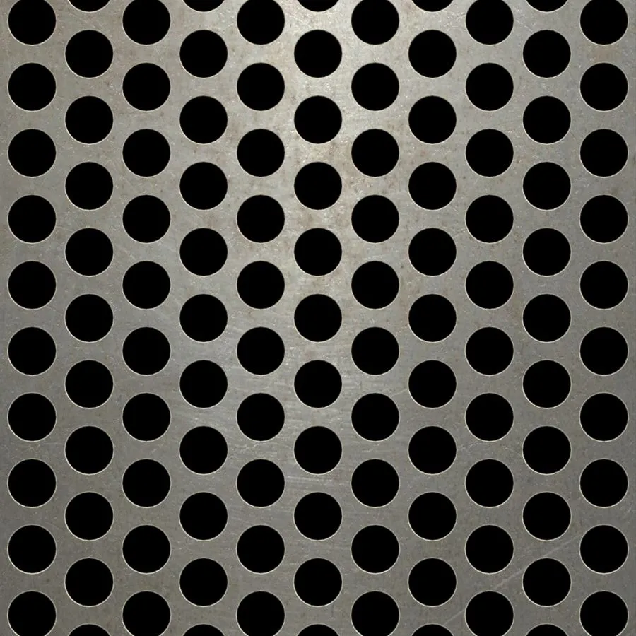RO-005 Round Staggered Perforated Carbon Steel Sheet