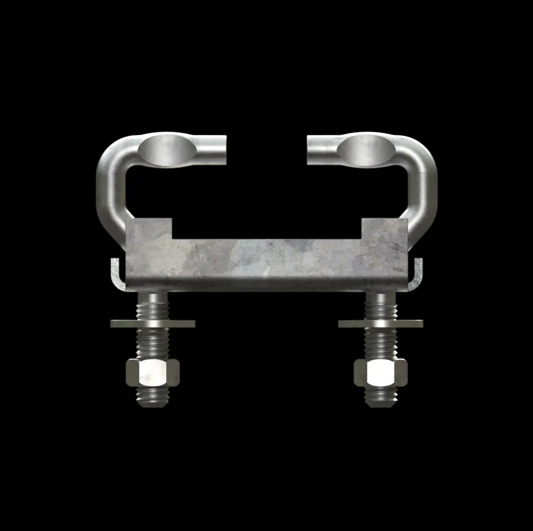 miniatura ACC125 ACA-20 assieme ancoraggio e morsetto per grigliato plank 6
