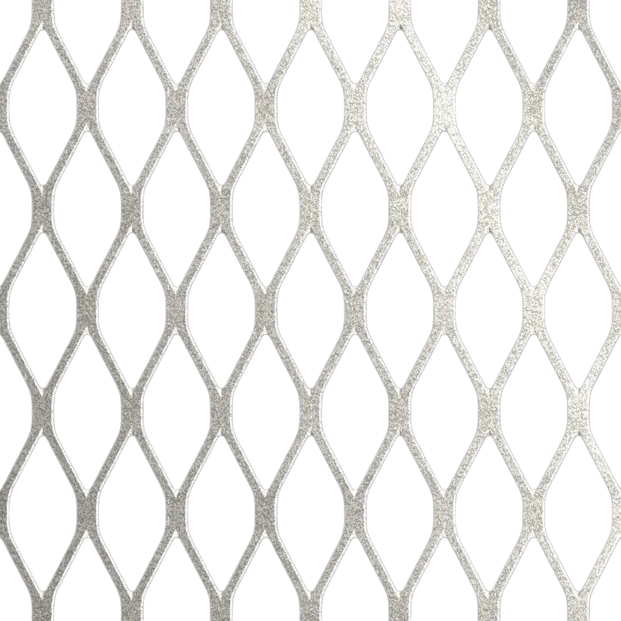 16F1943GV Flattened Galvanized Steel Expanded Metal