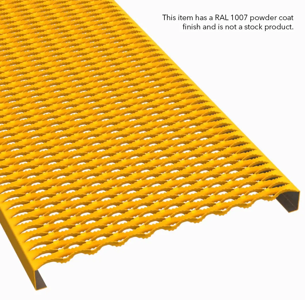 PLA061 HRPO Carbon Steel Serrated 24" Wide Plank Grating thumbnail 5