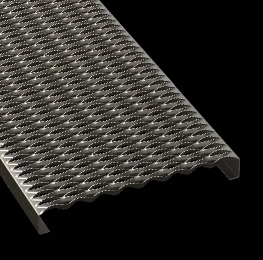PLA050 فولاذ كربوني HRPO مسنن 18-3/4" بعرض لوح شبك