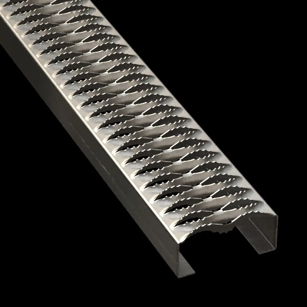 PLA023 ألمنيوم 5052-H32 مسنن 4-3/4" بعرض لوح شبك