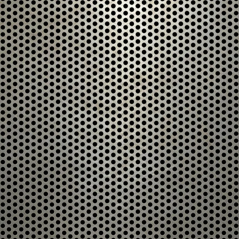 RO-094 Round Staggered Perforated Carbon Steel Sheet