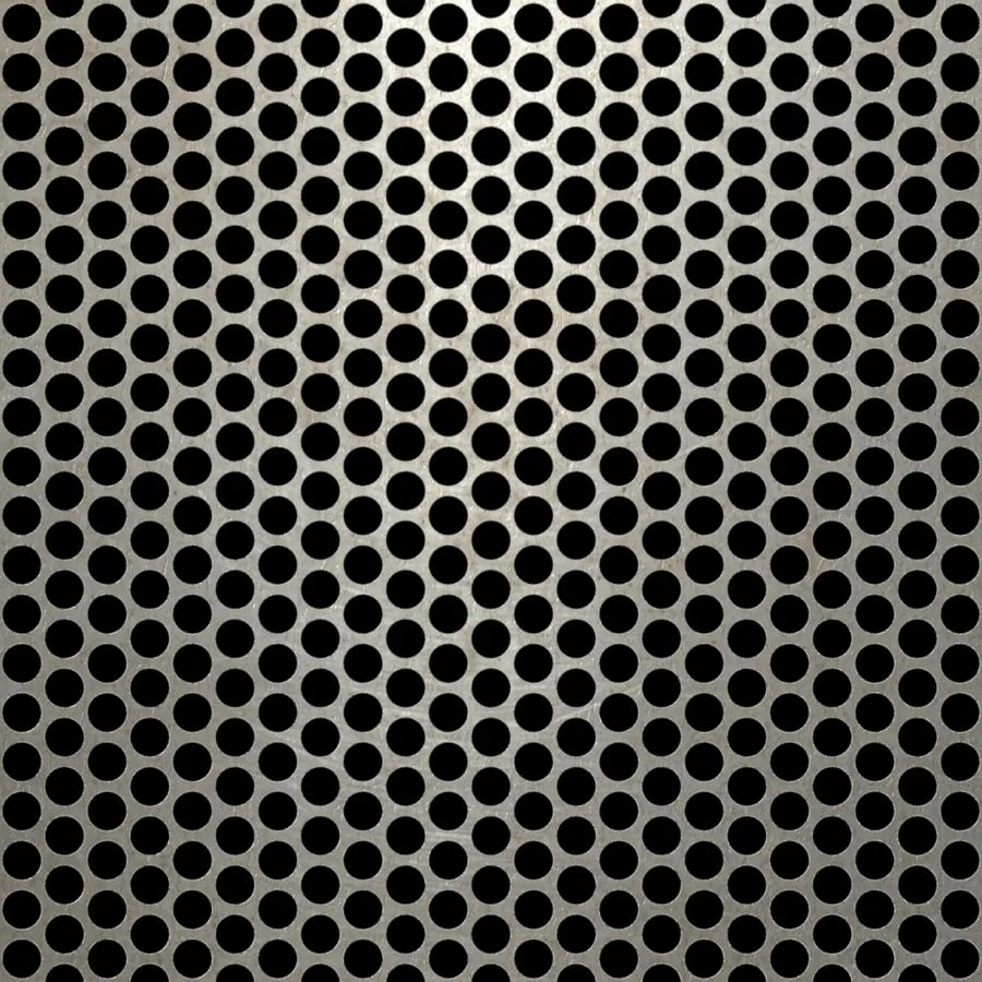 RO-035 Round Staggered Perforated Carbon Steel Sheet