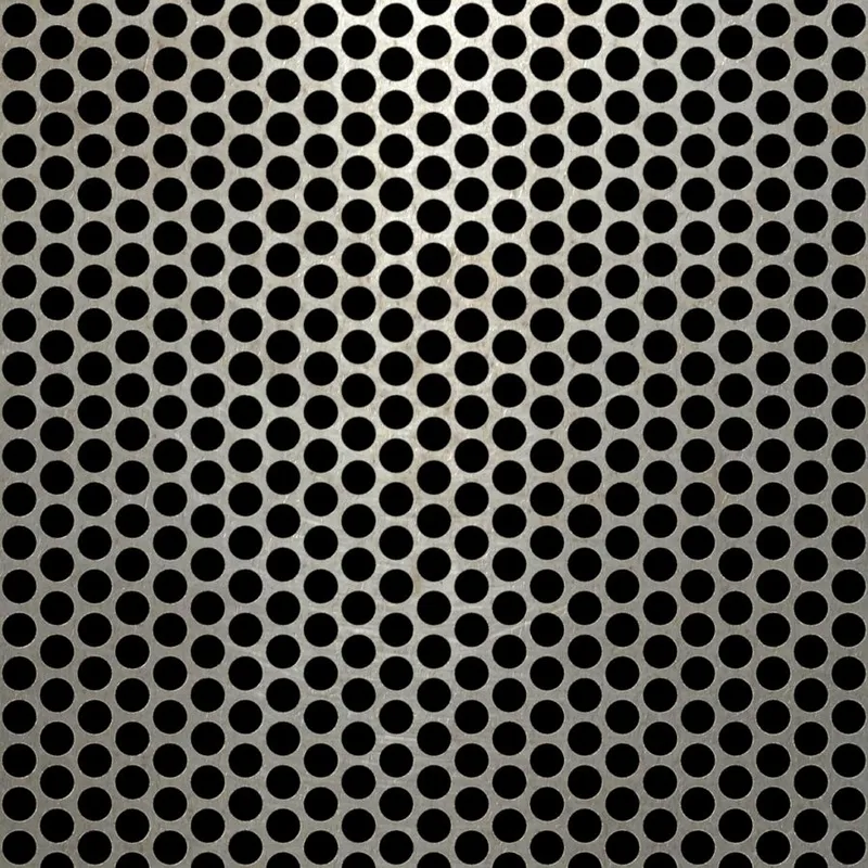 RO-035 Round Staggered Perforated Carbon Steel Sheet