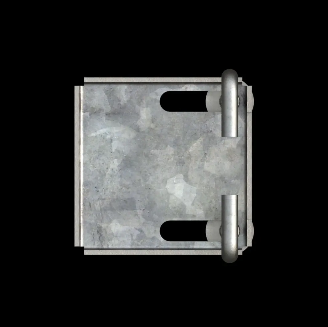 ACC116 Pre-Galvanized Steel ACA-30 Anchor & Clamp Assembly for Plank Grating thumbnail 6