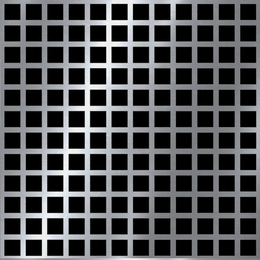 SQ-022 gerades Quadratlochblech aus Aluminium