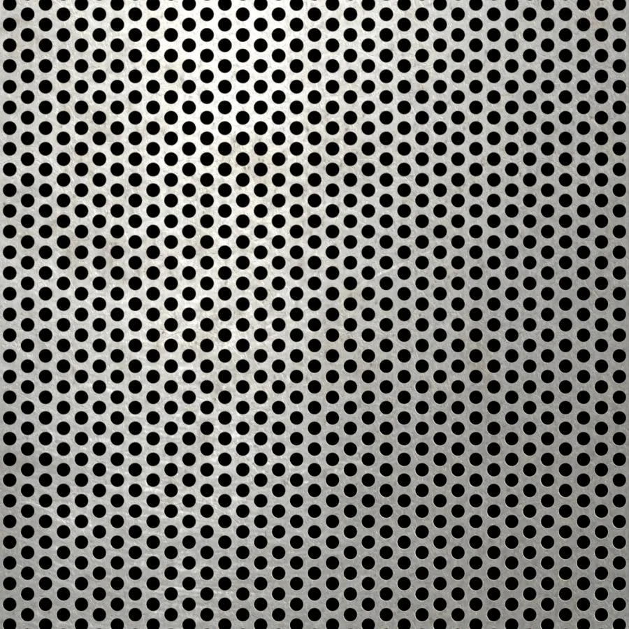 RO-177 Round Staggered Perforated Stainless Steel Sheet