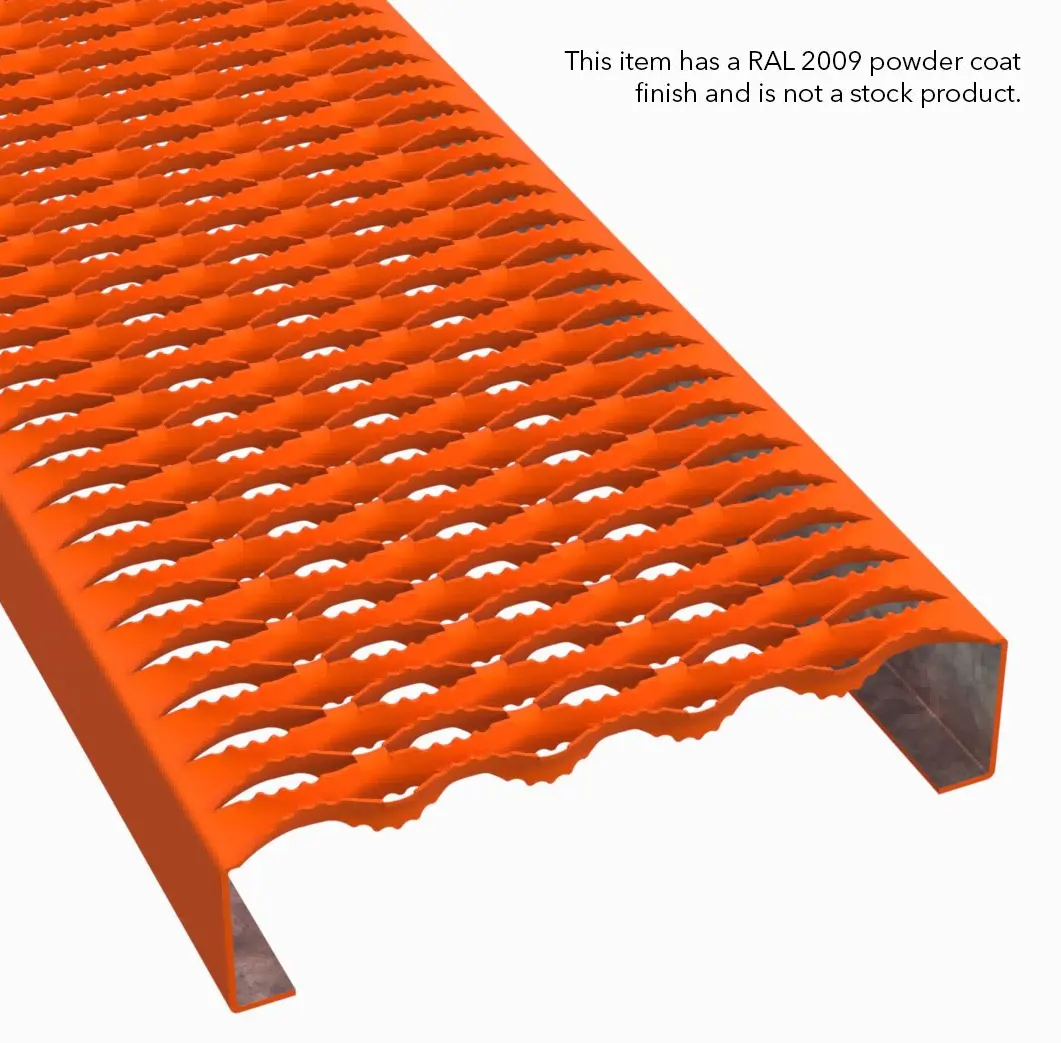 miniatura PLA075 acciaio pre-zincato dentato 11-3/4" Wide plank grigliato 6