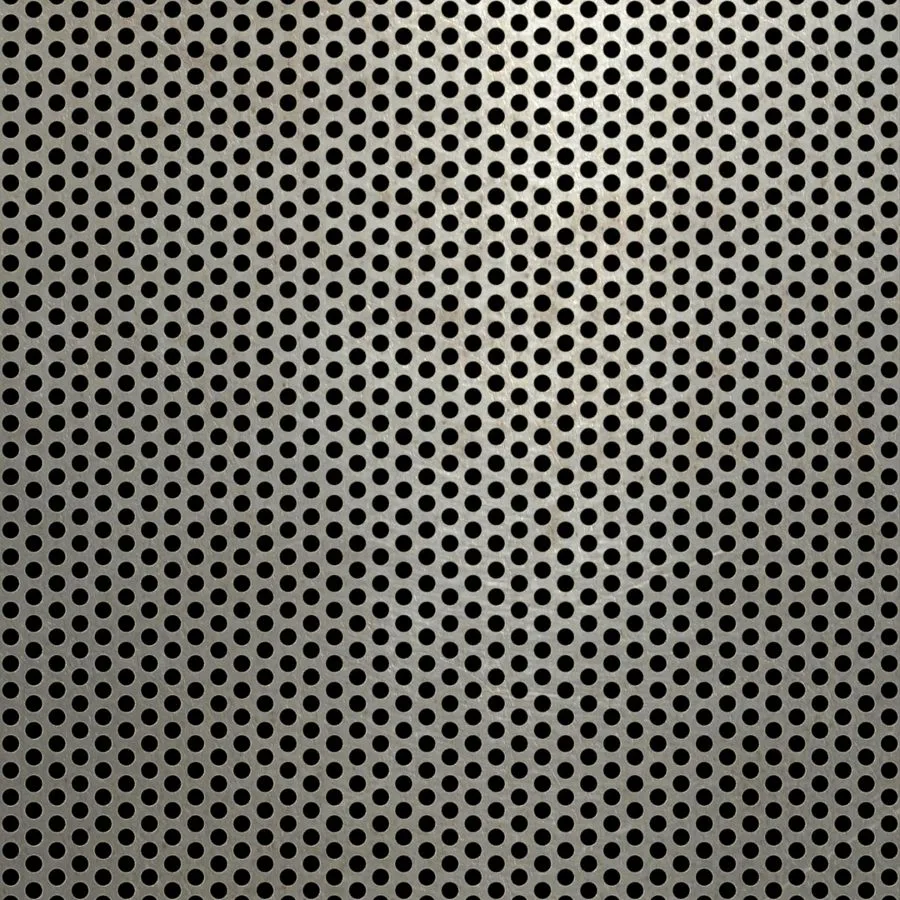 RO-061 Round Staggered Perforated Carbon Steel Sheet