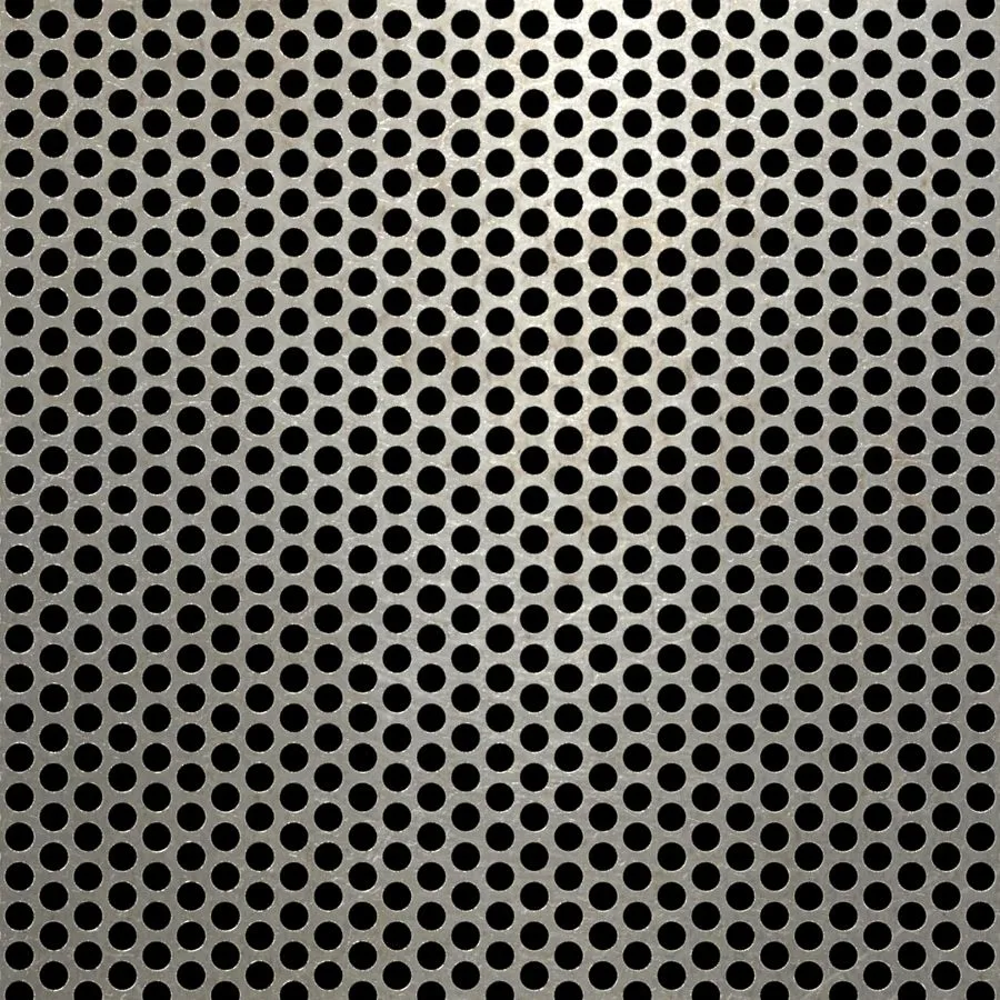 RO-097 Round Staggered Perforated Carbon Steel Sheet