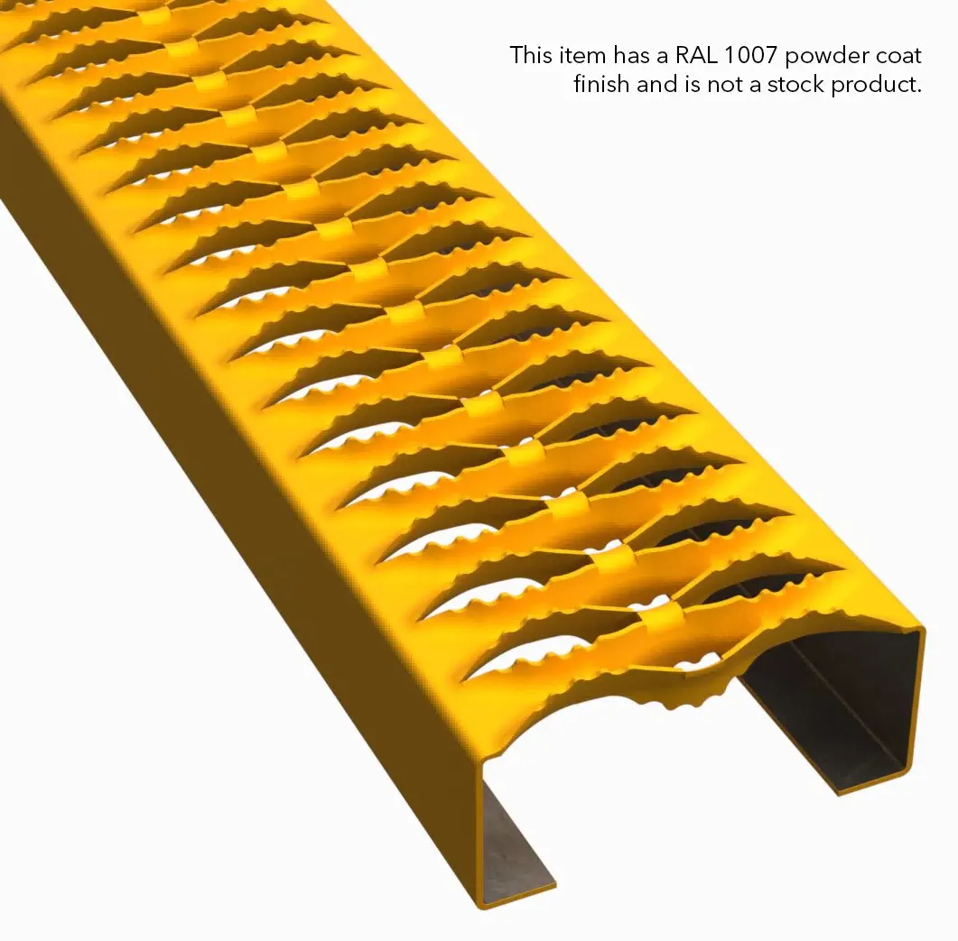 PLA073 HRPO Carbon Steel Serrated 4-3/4" Wide Plank Grating thumbnail 5