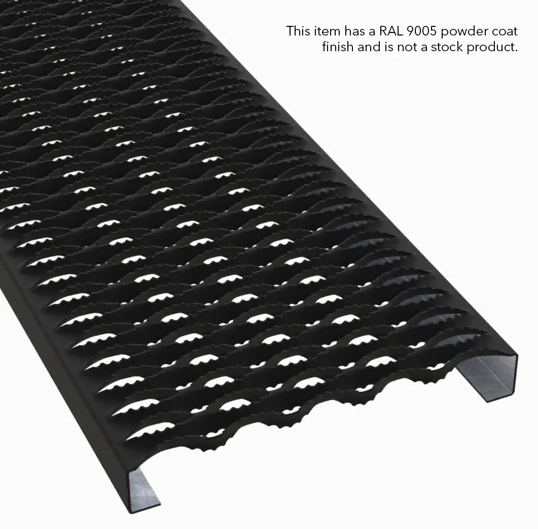 PLA101 5052-H32 Aluminum Serrated 11-3/4" Wide Plank Grating thumbnail 2