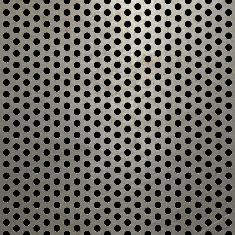 RO-072 Round Staggered Perforated Carbon Steel Sheet