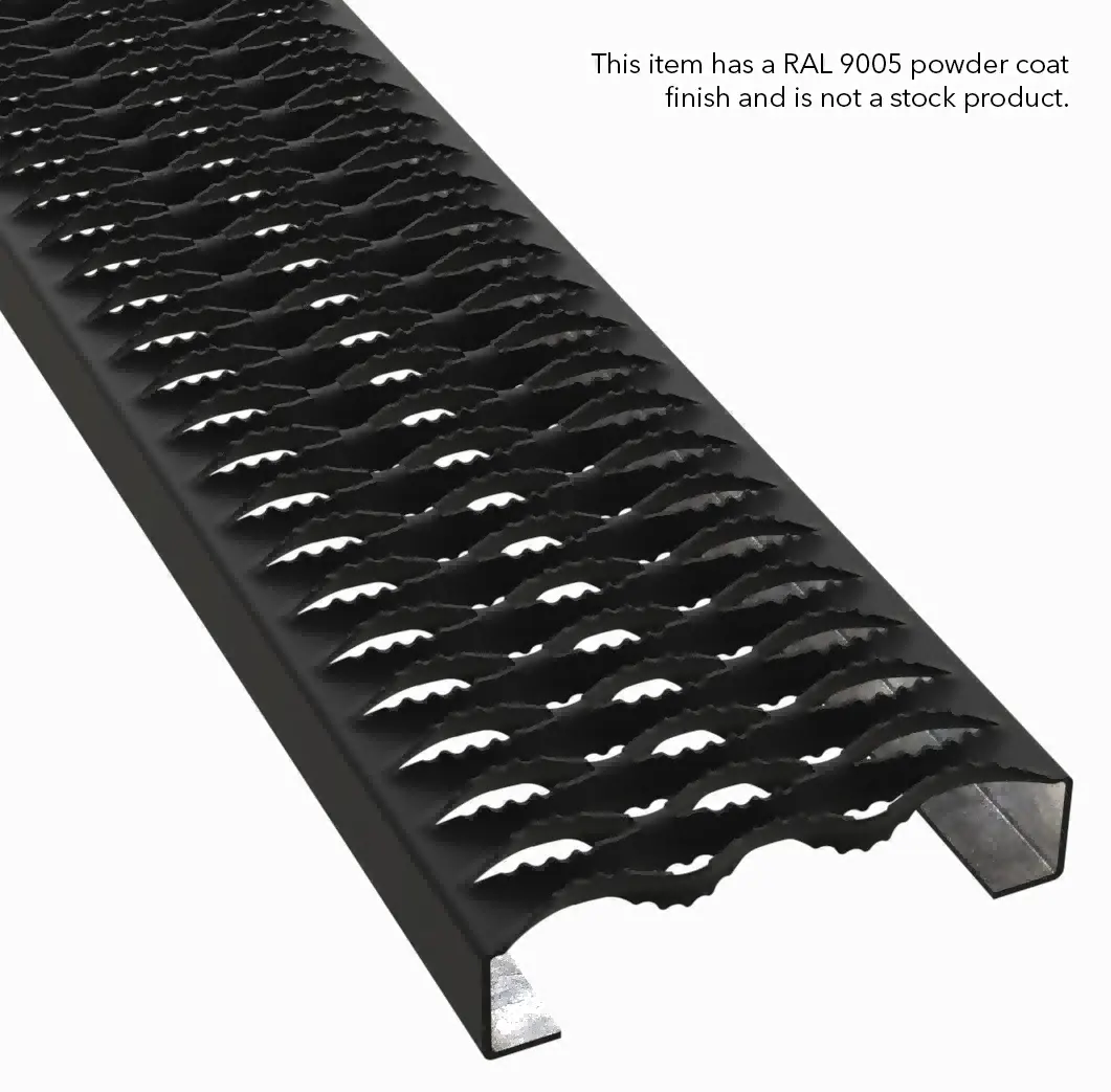 Miniatura de PLA060 acero pregalvanizado dentado 7" Wide plank rejilla 2