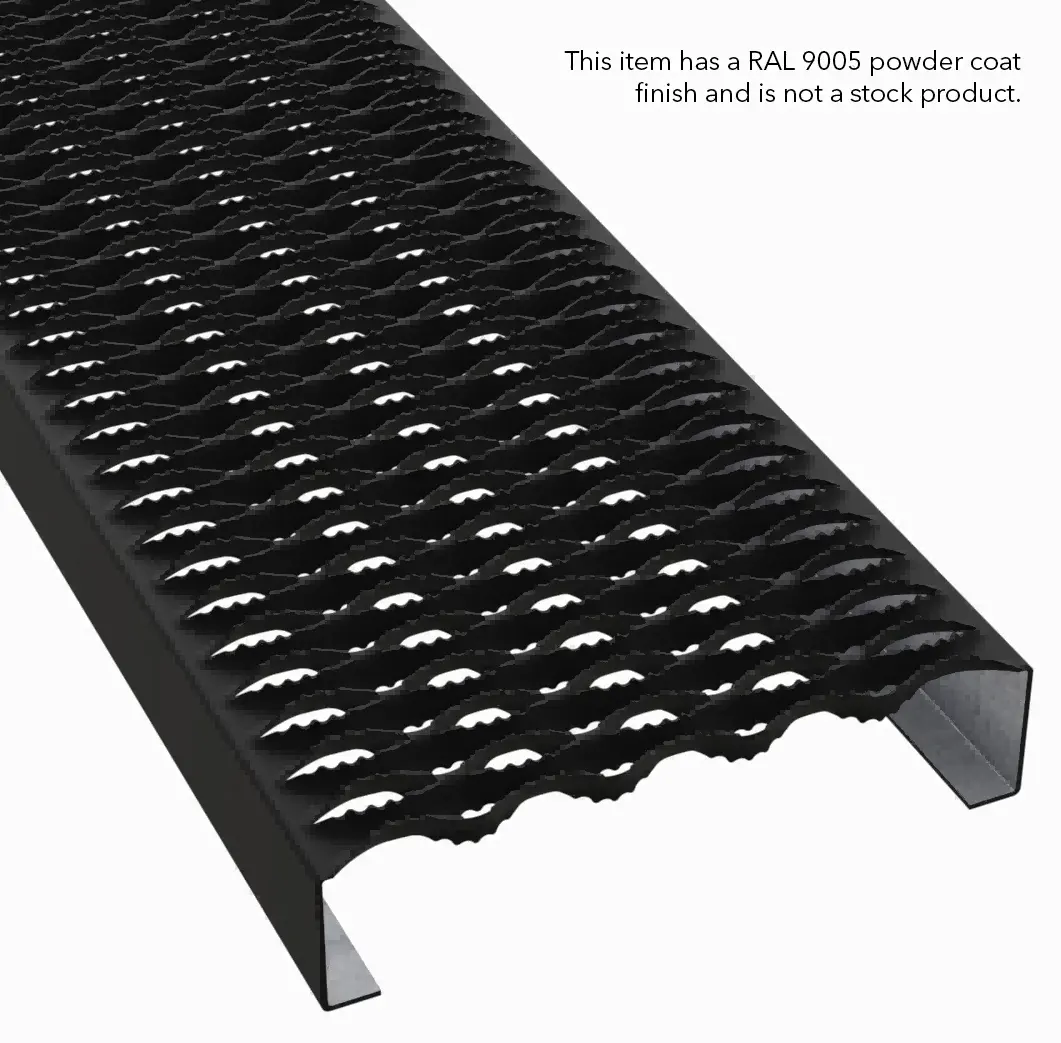 PLA106 5052-H32 Aluminum Serrated 11-3/4" Wide Plank Grating thumbnail 2