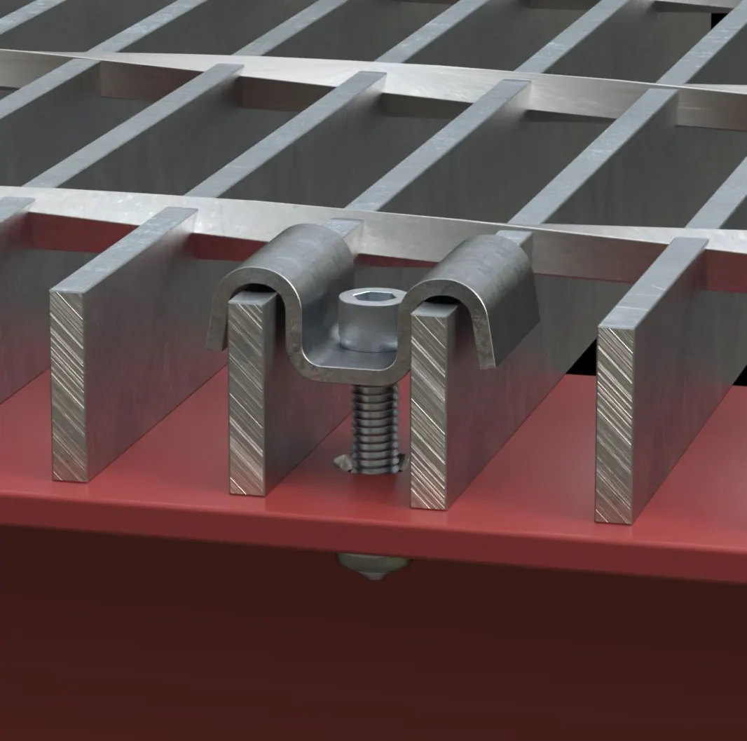 ACC025 Galvanized Steel Type CA Saddle Clip for Bar Grating thumbnail 6