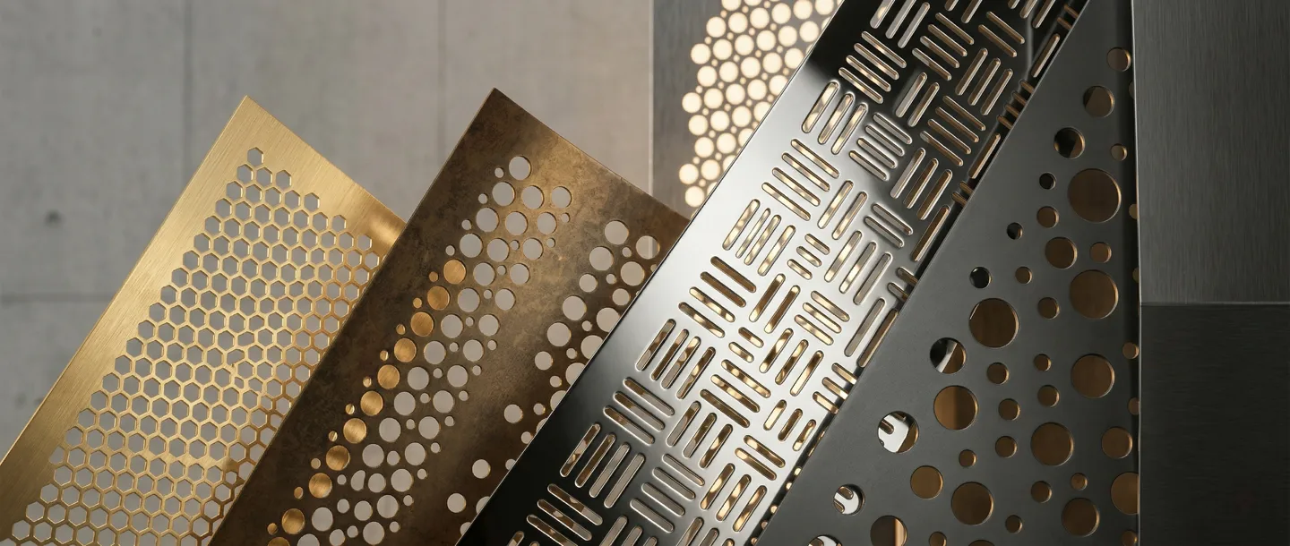Anodized Perforated Aluminum Panel Specification Grade