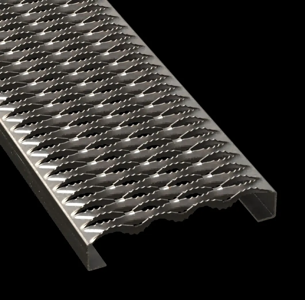 PLA042 HRPO Carbon Steel Serrated 9-1/2" Wide Plank Grating industrial grating product detail