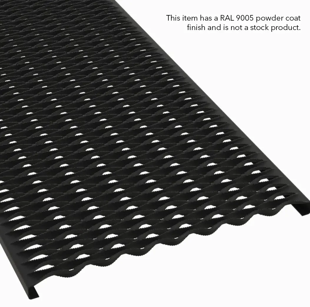 PLA130 aço pré-galvanizado serrilhado 36" Wide plank pesado gradil miniatura 3