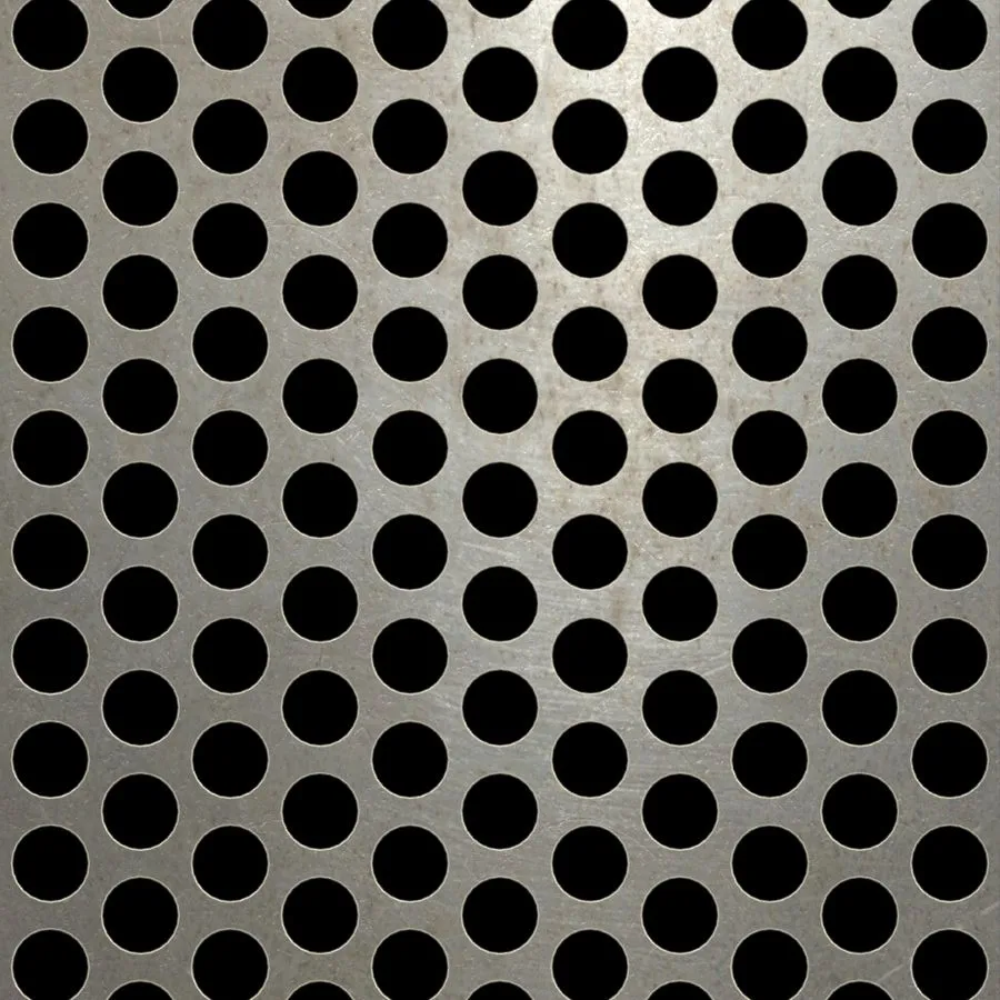 RO-039 Round Staggered Perforated Carbon Steel Sheet
