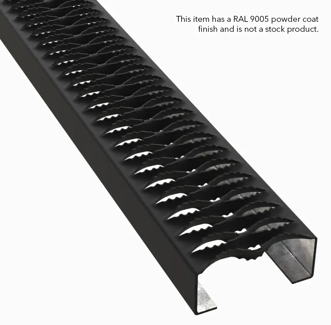 PLA113 Pre-Galvanized Steel Serrated 4-3/4" Wide Plank Grating thumbnail 2
