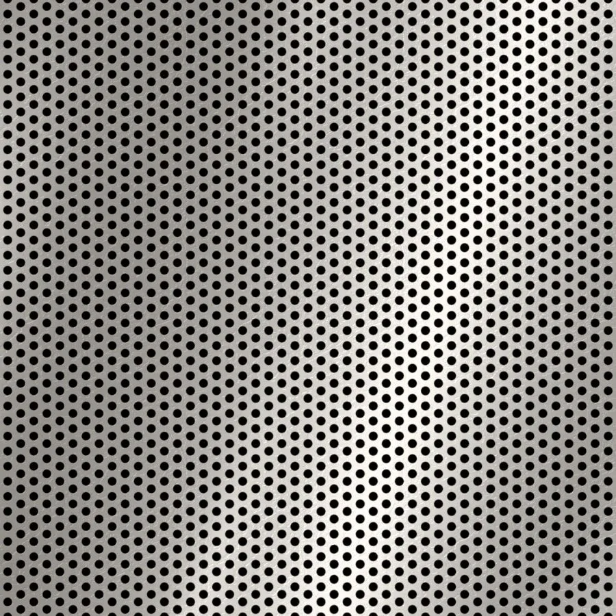 RO-051 Round Staggered Perforated Stainless Steel Sheet