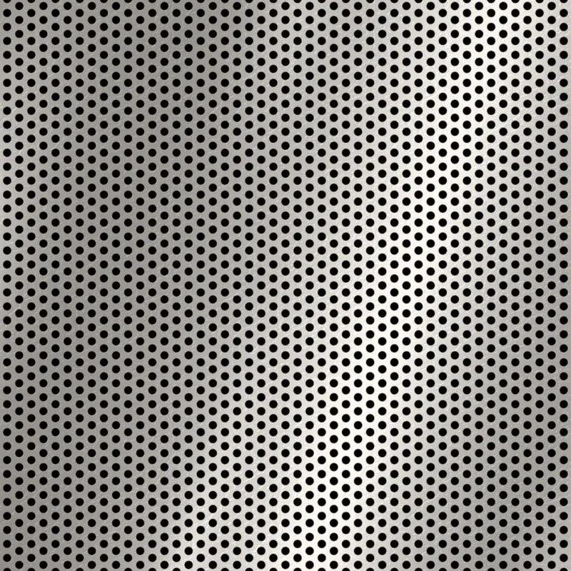 RO-051 Round Staggered Perforated Stainless Steel Sheet