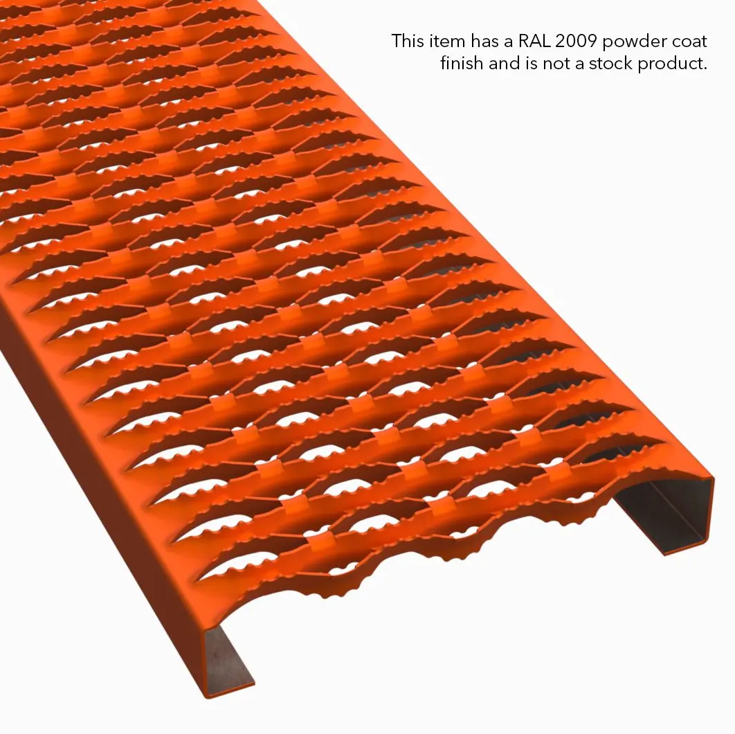 PLA031 HRPO Carbon Steel Serrated 9-1/2" Wide Plank Grating thumbnail 6