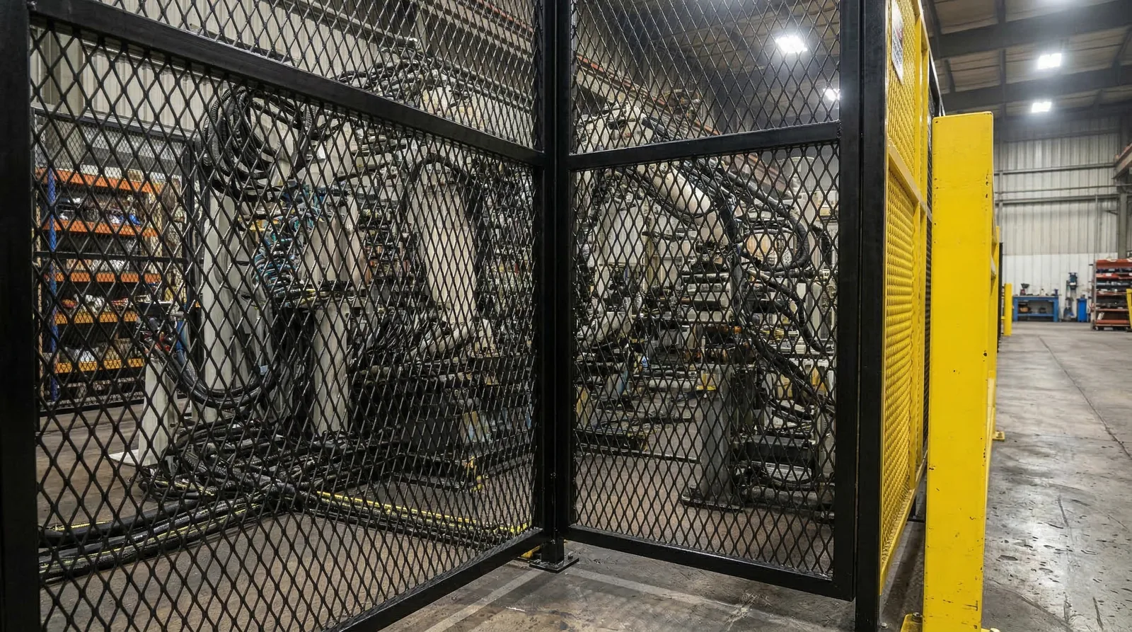 Automotive Robotic Cell Safety and Cable Enclosure