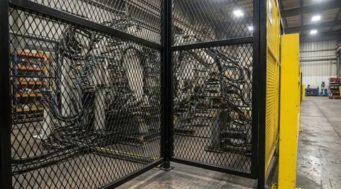 Automotive Robotic Cell Safety and Cable Enclosure thumbnail 1