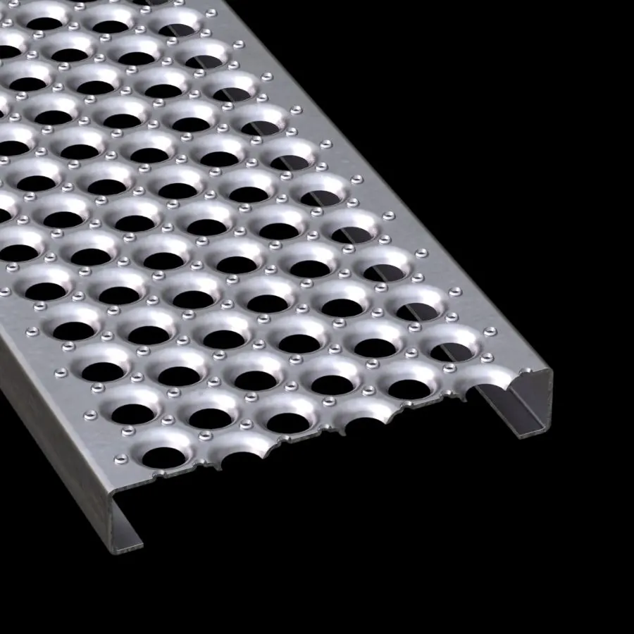 PLA002 5052-H32 Aluminum Slip-Resistant 12" Wide Plank Grating grating product