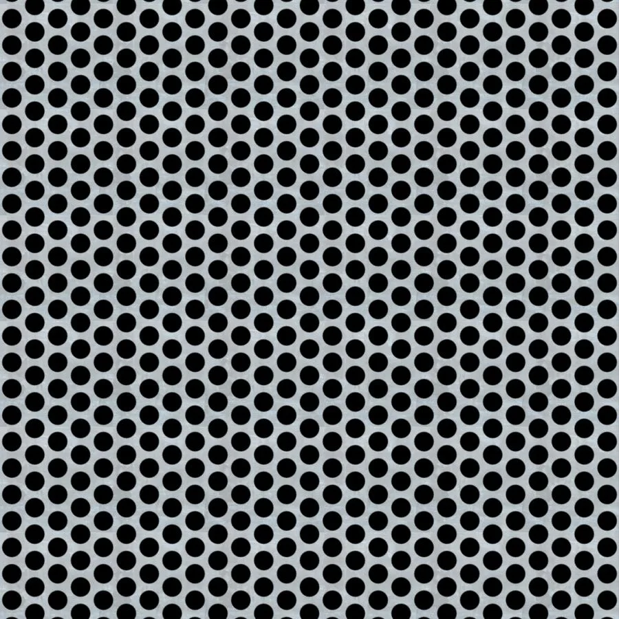 RO-070 Round Staggered Perforated Galvanized Steel Sheet
