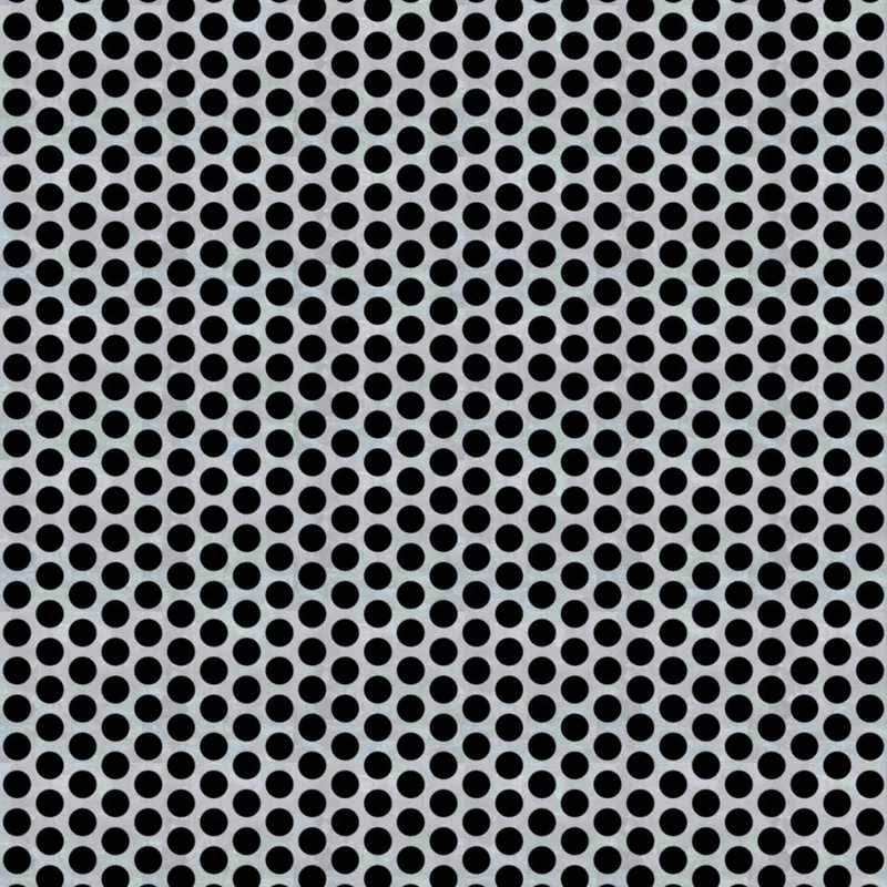 RO-070 Round Staggered Perforated Galvanized Steel Sheet
