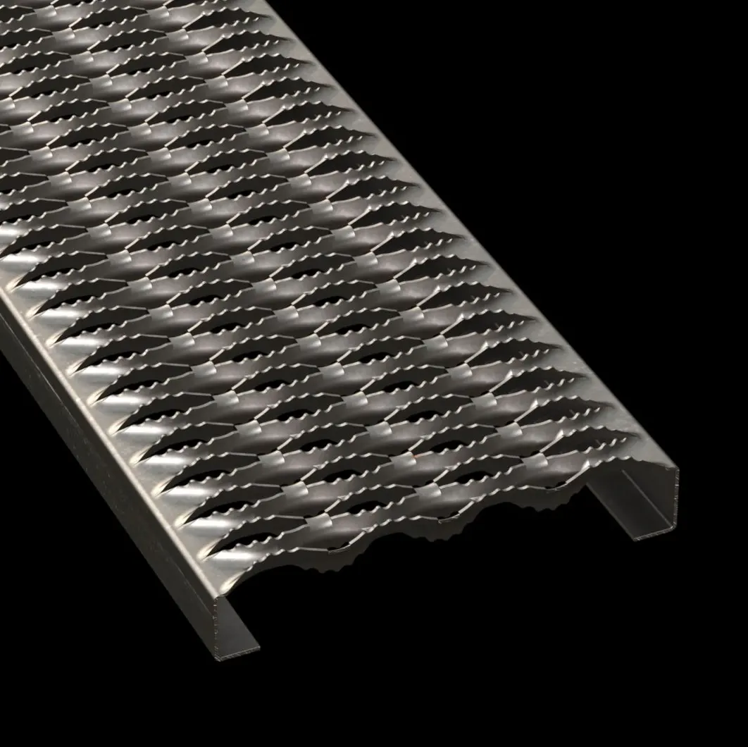 PLA031 acero al carbono HRPO dentado 9-1/2" Wide plank rejilla