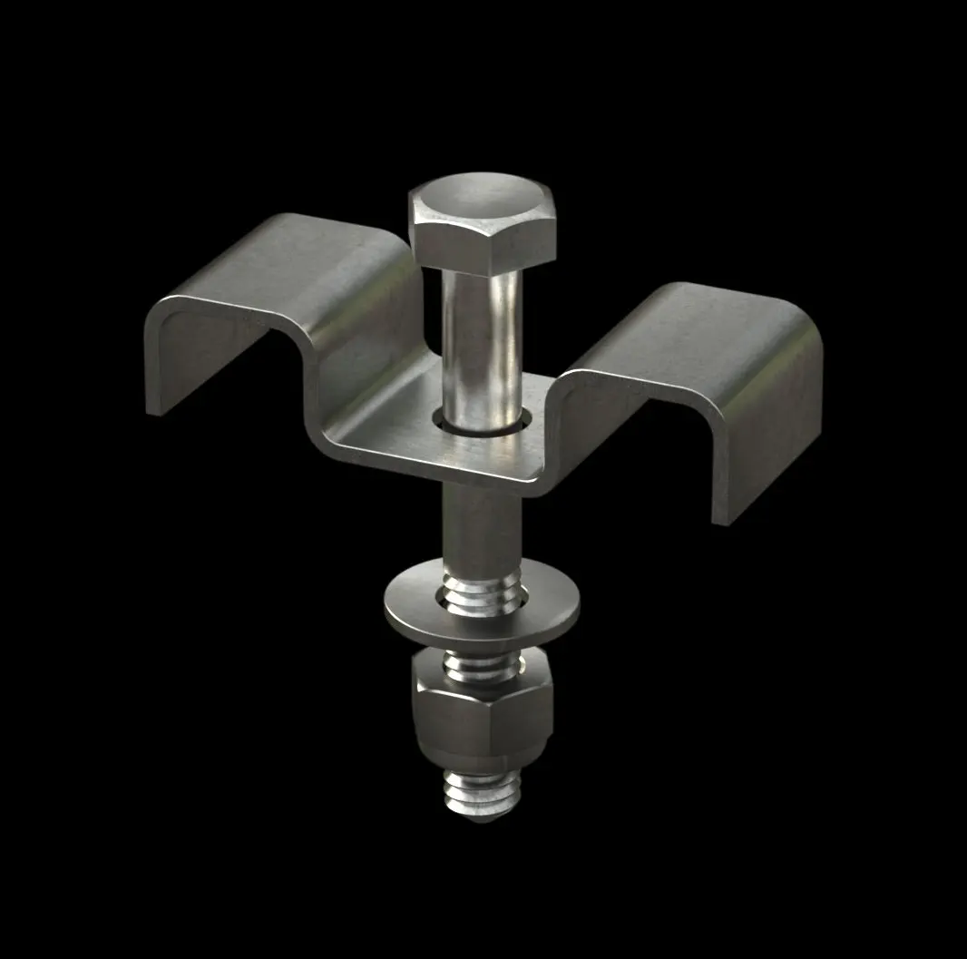 ACC018 316 Stainless Steel Type M5 Saddle Clip for FRP Grating
