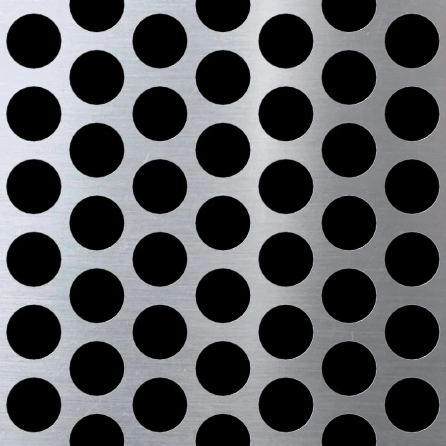 RO-101 Round Staggered Perforated Aluminum Sheet