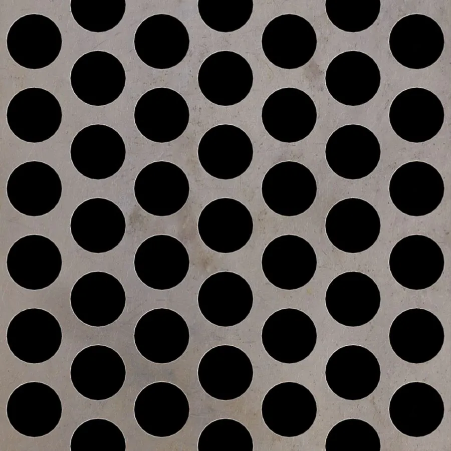 RO-147 Round Staggered Perforated Carbon Steel Sheet