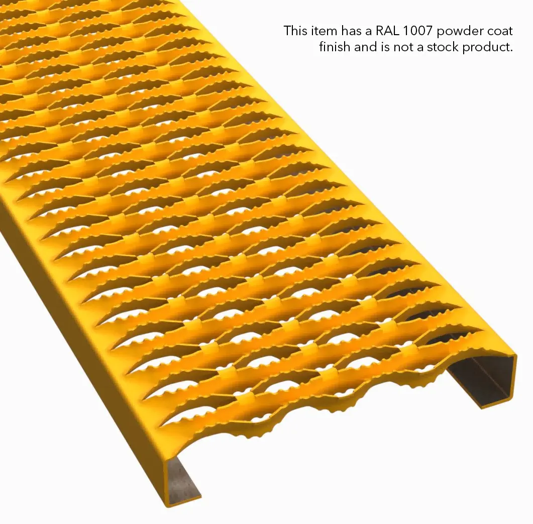 PLA042 HRPO Carbon Steel Serrated 9-1/2" Wide Plank Grating thumbnail 5