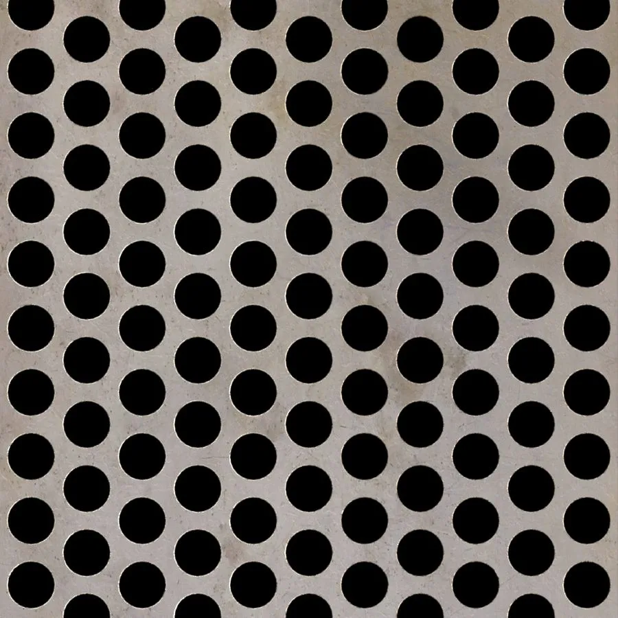 RO-104 Round Staggered Perforated Carbon Steel Sheet