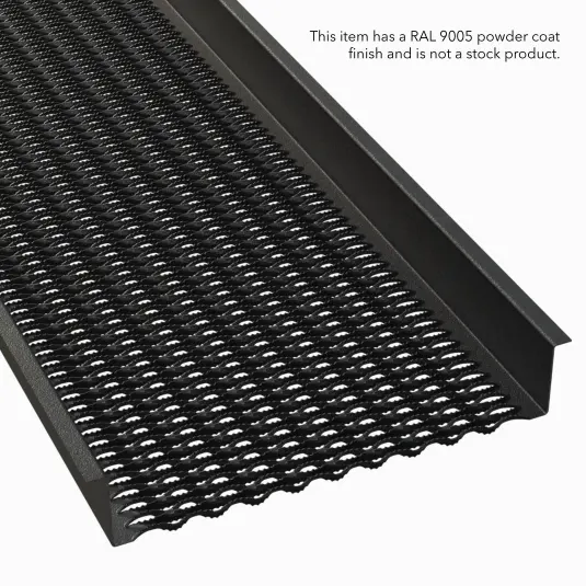PLA016 Pre-Galvanized Steel Serrated 24" Wide Walkway Grating thumbnail 2